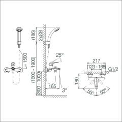 Ảnh Sen tắm nóng lạnh Viglacera VG507 5