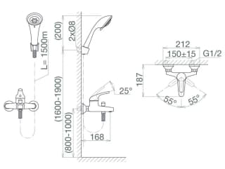 Ảnh Sen tắm Viglacera VG502 6