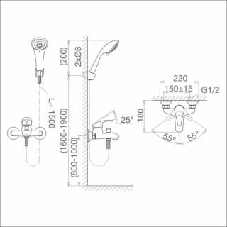 Ảnh Sen tắm Viglacera VG504 6
