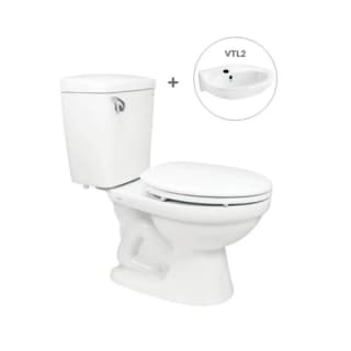 Ảnh Bồn cầu Viglacera VI44 + Chậu VTL2 (hoặc VTL3) 1