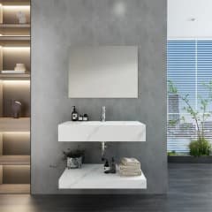 Ảnh Chậu bàn đá 2 tầng Viglacera NY51-9GP01 5