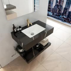 Ảnh Chậu bàn đá 2 tầng Viglacera VI11-9GP01 5