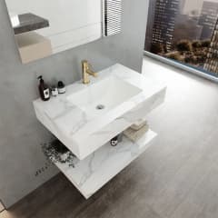 Ảnh Chậu bàn đá 2 tầng Viglacera VI14-9GP01 2