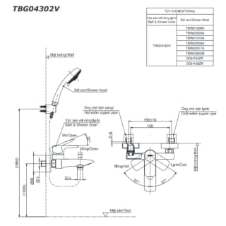 Ảnh Sen tắm nóng lạnh TOTO TBG04302VA/DGH104ZR 2