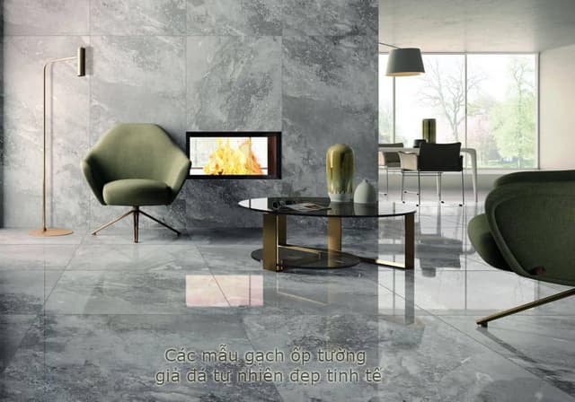 Các mẫu gạch ốp tường giả đá tự nhiên đẹp tinh tế