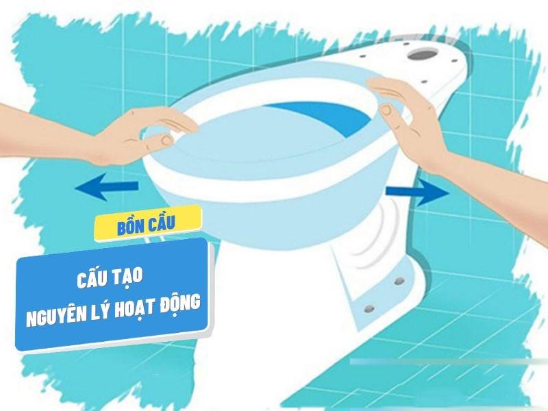 Cấu tạo, nguyên lý hoạt động của bồn cầu Inax