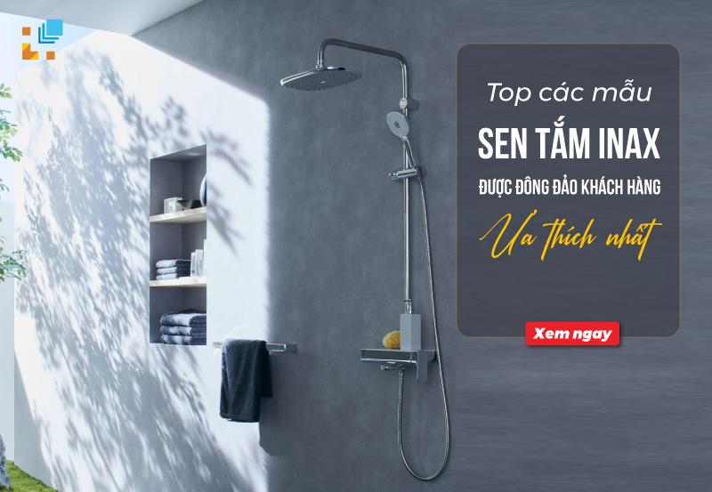 Top các mẫu sen tắm Inax được đông đảo khách hàng ưa thích nhất