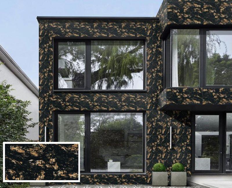 Các mẫu gạch giả đá ốp mặt tiền nhà ống đẹp