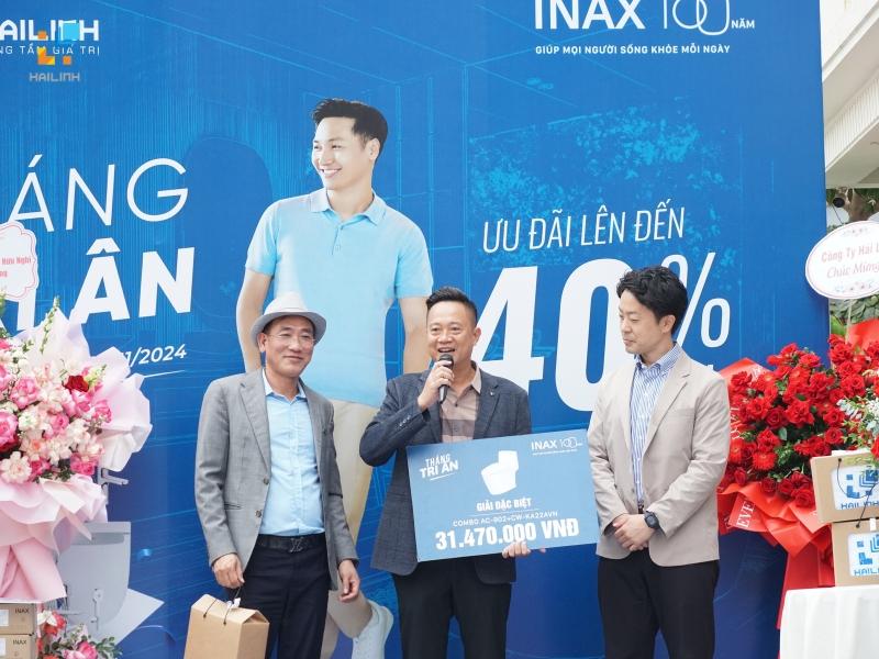 Tổng kết lễ trao thưởng chương trình khuyến mại “Tháng tri ân Inax” tại hệ thống Showroom Hải Linh