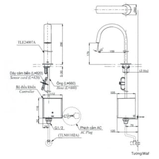 Ảnh Vòi cảm ứng tự động TOTO TLE24007V 2