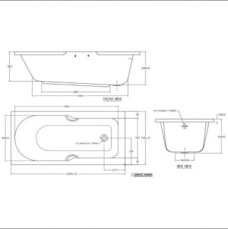 Ảnh Bồn tắm American Standard 7140-WT hình chữ nhật 2