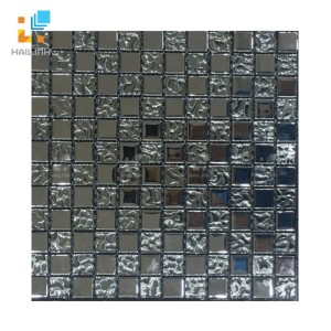 Gạch Mosaic thủy tinh mạ kim loại HLMST330408