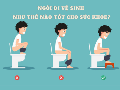 Ngồi đi vệ sinh như thế nào được cho là tốt cho sức khỏe?