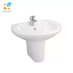 Chậu rửa treo tường Cotto C0107+C4201