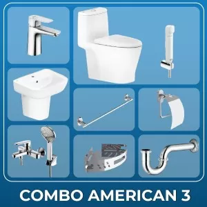 Combo thiết bị vệ sinh American Standard 03