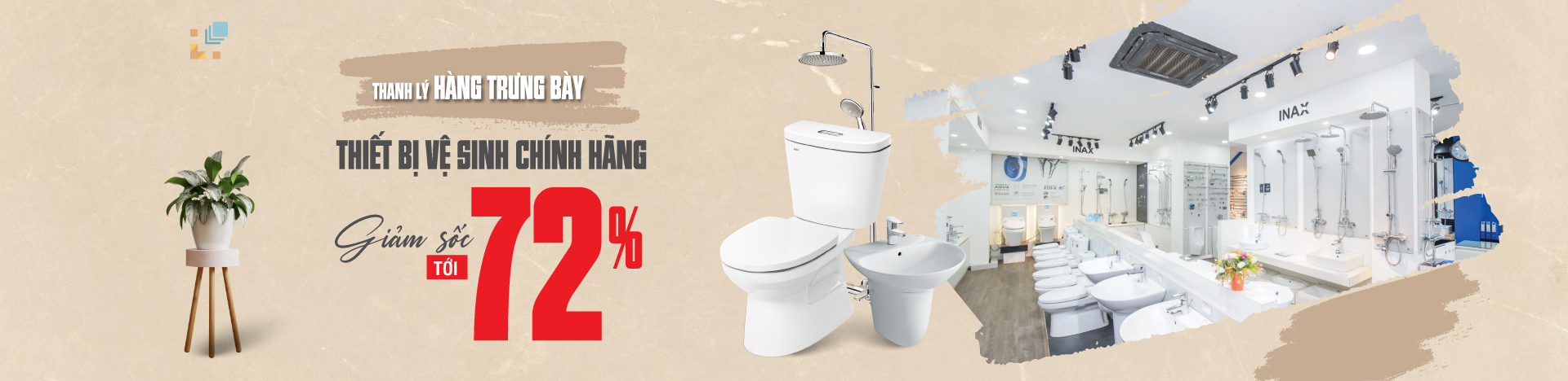 Thanh lý thiết bị vệ sinh chính hãng