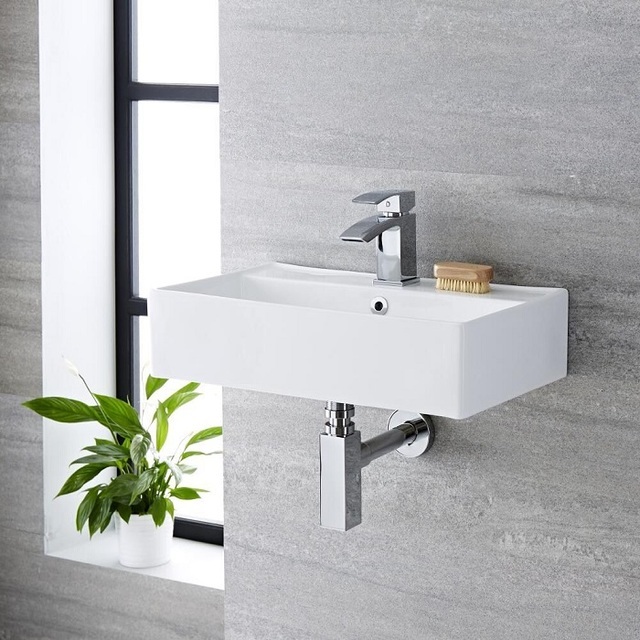 Lavabo vuong treo tuong